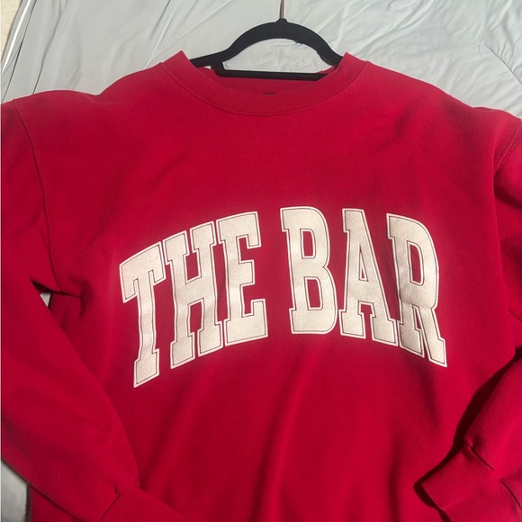 The Bar Tops - The Bar Red Crewneck Sweater M